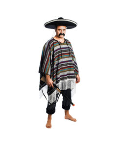 Deluxe Grey Poncho