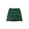 Green Unisec Tartan Pleated Kilt