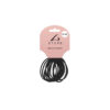 Black elastic hair ties coming in pack of 10