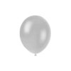 Silver Latex Plain Balloons 12inch 20pk