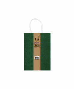 Dark Green Large Paper Bag 2pc