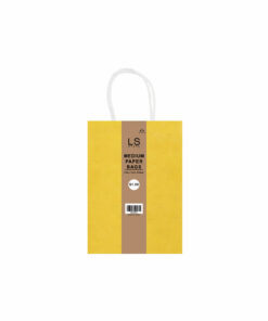 Mustard Medium Paper Bag 3pc
