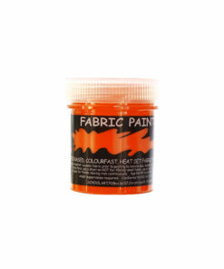 Orange Fabric Paint