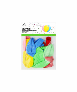 Alternative view of Mix Latex Plain Balloons 12inch 20pk