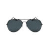 Aviator style party glasses with tinted black lens