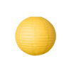 Yellow Round Paper Lantern 16in