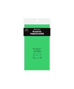 Green Round Plastic Tablecover 213x213cm