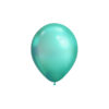 Plain metallic green chrome latex balloon in 12inch size and coming in pack of 8