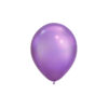 Plain metallic purple chrome latex balloon in 12inch size and coming in pack of 8