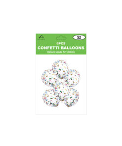 Alternative view of Mixed Confetti Latex Balloons 12inch 6pk