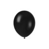Plain black latex balloon in 12inch size and coming in pack of 50