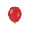 Plain red latex balloon in 12inch size and coming in pack of 50