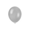 Plain metallic silver latex balloon in 12inch size and coming in pack of 50