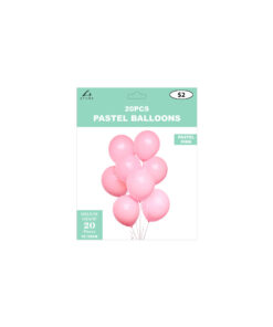 Alternative view of Pastel Pink Latex Balloons 12inch 20pk