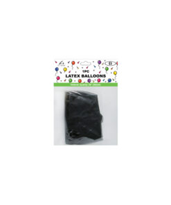 Plain black latex balloon in 36inch size and coming in pack of 1