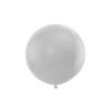 Plain silver latex balloon in 36inch size and coming in pack of 1