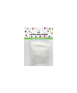 Plain white latex balloon in 36inch size and coming in pack of 1
