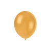 Plain gold latex balloon in 5inch size and coming in pack of 50