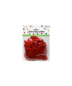 Plain red latex balloon in 5inch size and coming in pack of 50