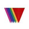 Multi-colour rainbow flag bunting of 10m length