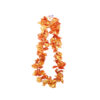 Orange Metallic Flower Lei