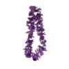 Purple Metallic Flower Lei