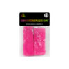 Neon pink 80's sweat bands in pack of 1x headband and 2x wristbands