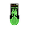 Neon green dress up kit including sunglasses, bowtie, suspenders and hat