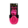 Neon pink dress up kit including sunglasses, bowtie, suspenders and hat