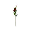 White Artificial Rose Head 78cm