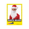 White Santa beard
