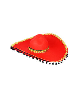 Red Mexican Felt Hat