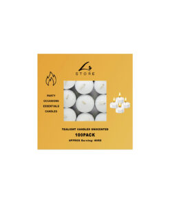 Tealight Candles 4 Hour Burn 100pk