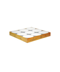White Jumbo Tealight Candles 9pk