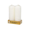 Ivory Pillar Candle 2pc 250g