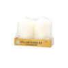 Ivory Pillar Candle 2pc 525g
