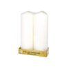 Ivory Pillar Candle 2pc 525g