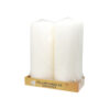Ivory Pillar Candle 2pc 810g
