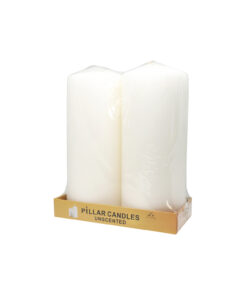 Ivory Pillar Candle 2pc 810g