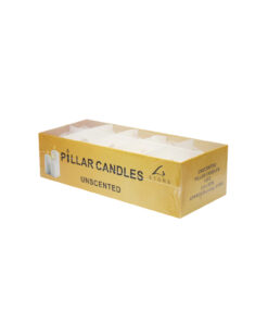 Ivory Pillar Candle 12pc 40g