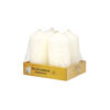 Ivory Pillar Candle 4pc 60g