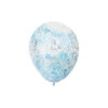 Blue Star Confetti Balloon 12inch 6pk
