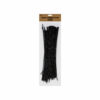 Black Chenille Stems 30cm
