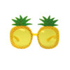 Pineapple design party glasses in yellow colour with yellow tinted lens
