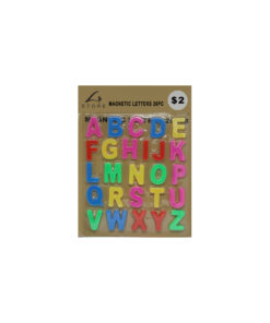 Magnetic letter alphabet in pack of 26