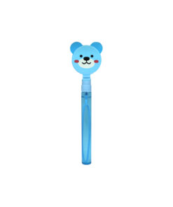 Animal bubble wand with blue bear face and in blue colour coming in pack of 1