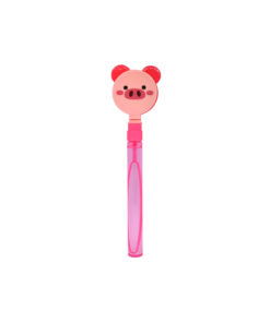 Animal bubble wand with pig face and pink colour coming in pack of 1