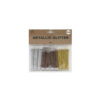 Metallic colour glitters in silver, bronze and gold colour in pack of 10