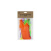 Mixed colour rainbow feathers in pack of 20
