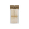 Natural colour wooden popsicle sticks in pack of 50 and size of 200mm x 25mm x 1.6mm